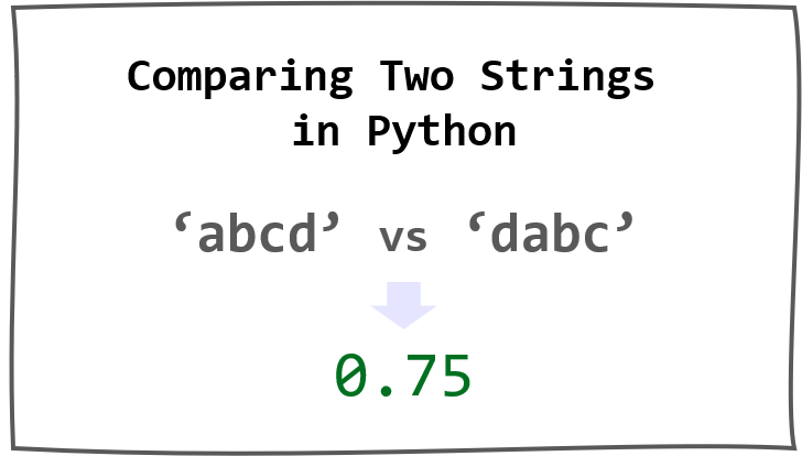 파이썬 두 문자열 비교하기 (difflib)